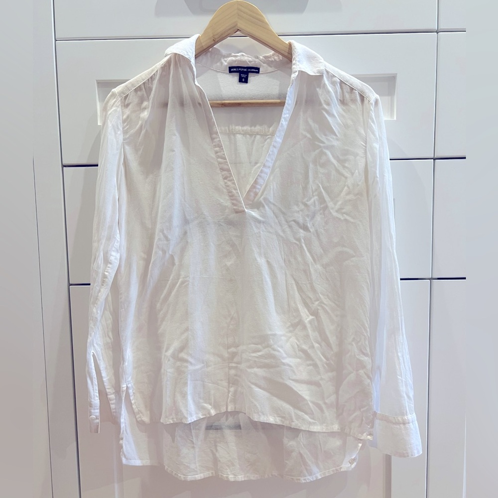 James Perse Long Sleeve Shirt - Size 0
